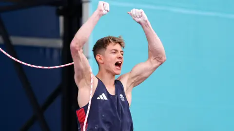 PA Media File photo dated 09/08/24 of Great Britain’s Toby Roberts, who won a gold medal in the men’s boulder and lead at the Paris Olympics.