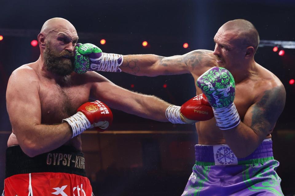 Usyk demonstrated his incredible skill in the ring (Getty Images)