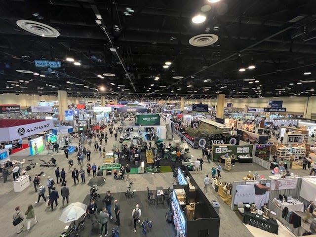 A look at the floor at the PGA Show in Orlando, Florida. (Photo by Jason Lusk/Golfweek)