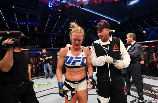 Holly Holm and Mike Winkeljohn