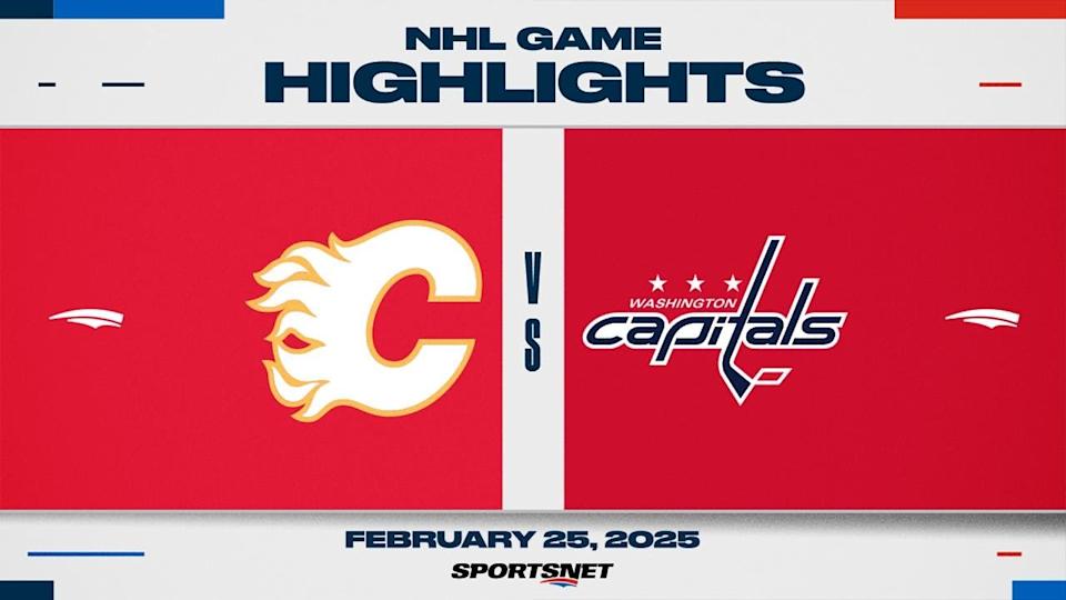 NHL Highlights | Flames vs. Capitals - February 25, 2025