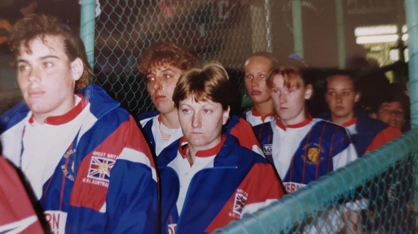 Great Britain's team wait in the tunnel before a Test against Australia