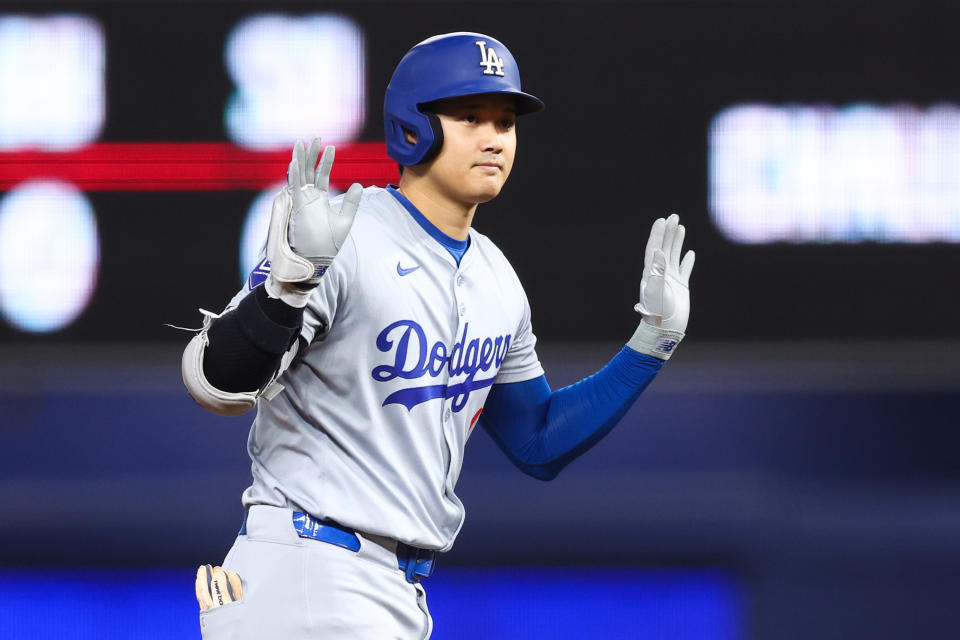 No surprises here: Ohtani should be your No. 1 pick. (Megan Briggs/Getty Images)