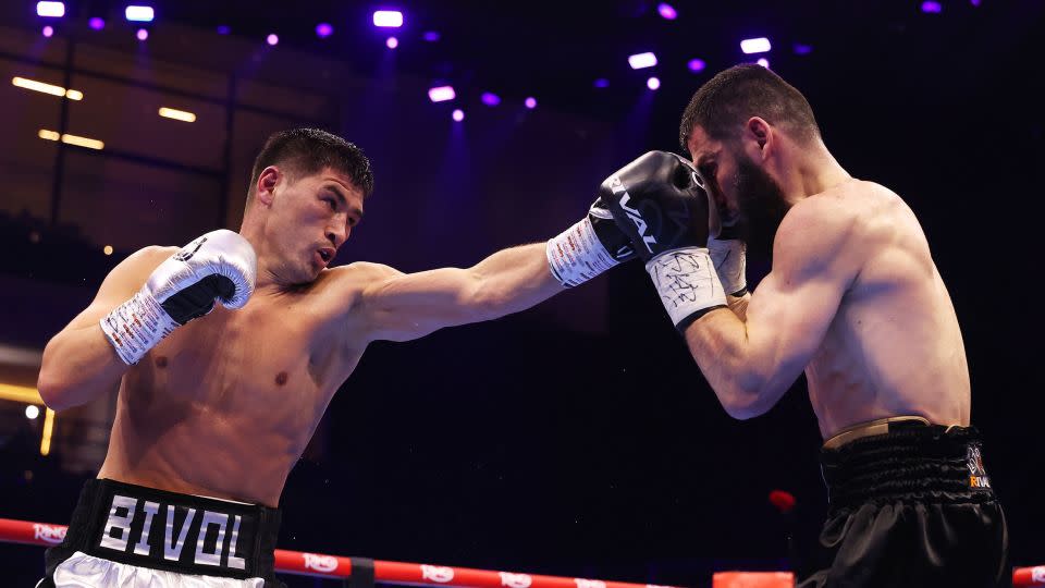 Bivol and Beterbiev looked evenly matched but it was Bivol who managed to come out on top after the 12 rounds. - Richard Pelham/Getty Images