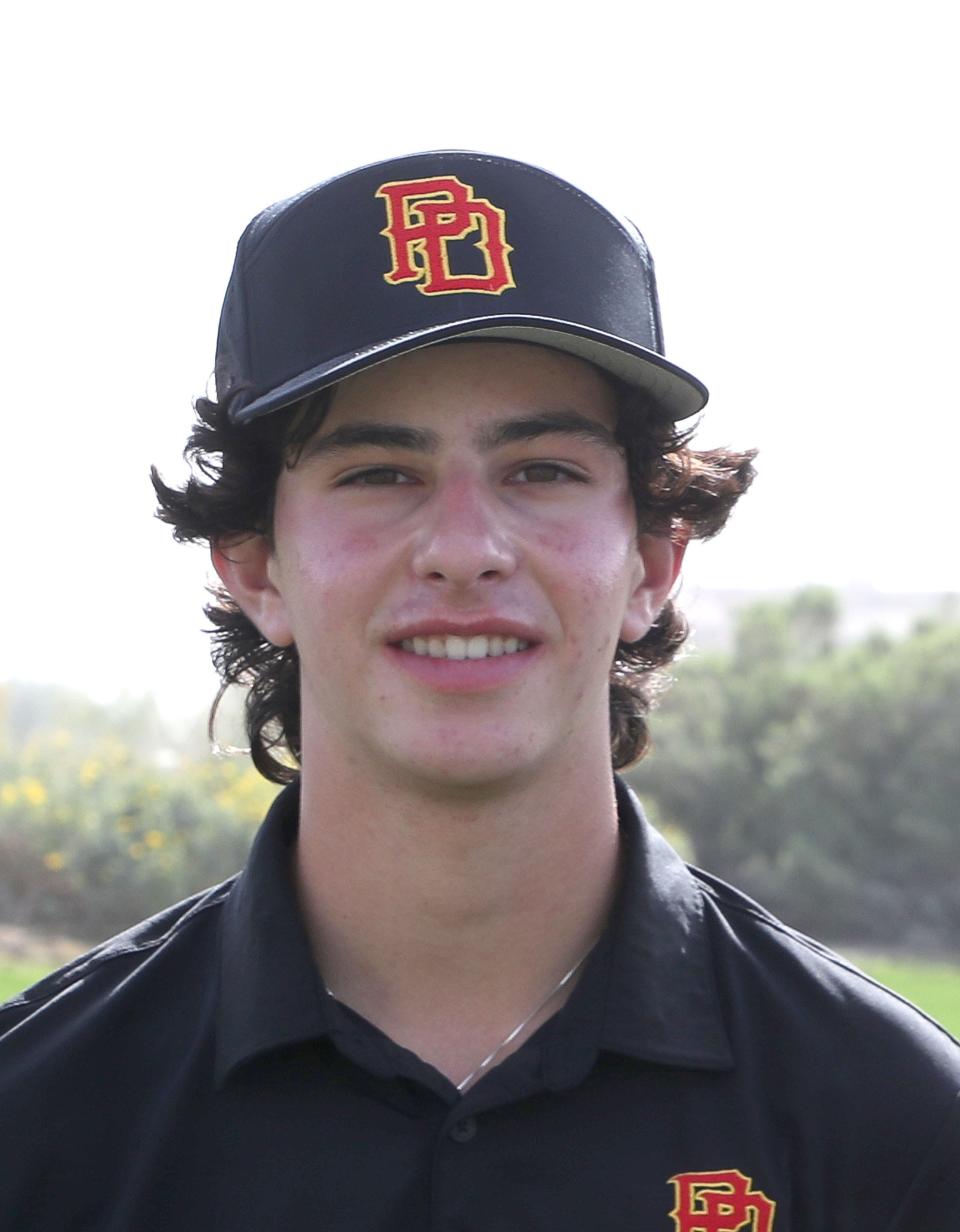 Max Margolis of the Palm Desert High School golf team photographed at Desert Willow Golf Resort in Palm Desert, Calif., Feb. 29, 2024.