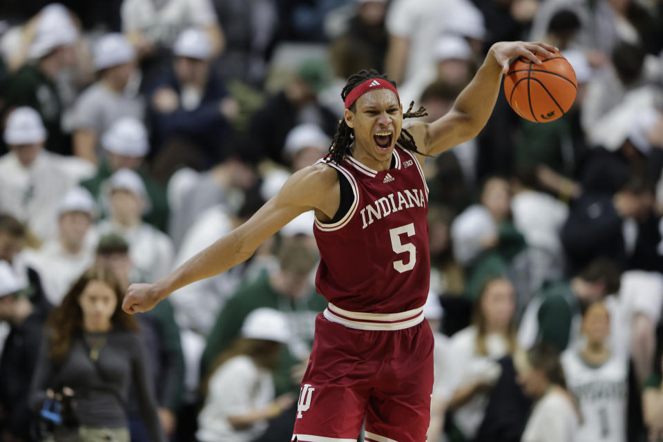 Indiana snapped a five-game losing streak with its road win over the Spartans. (Rey Del Rio/Getty Images)