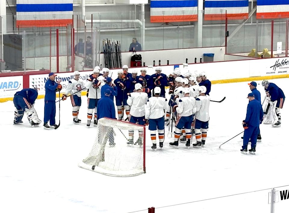 Patrick Roy's Rallying Cry To Islanders At Wednesday's Practice