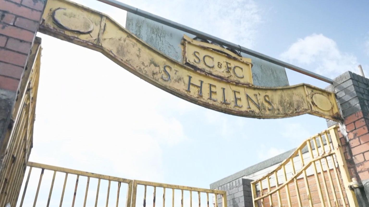 The gates at St Helen's cricket ground