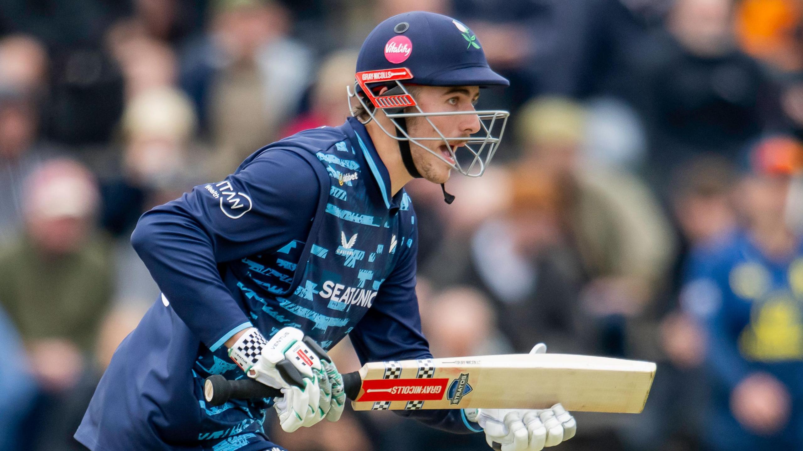 James Wharton batting for Yorkshire