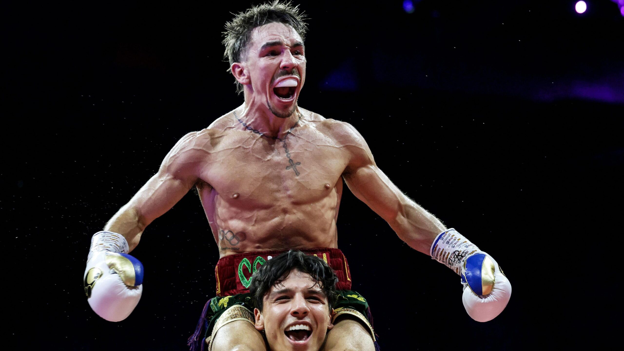 Michael Conlan celebrates
