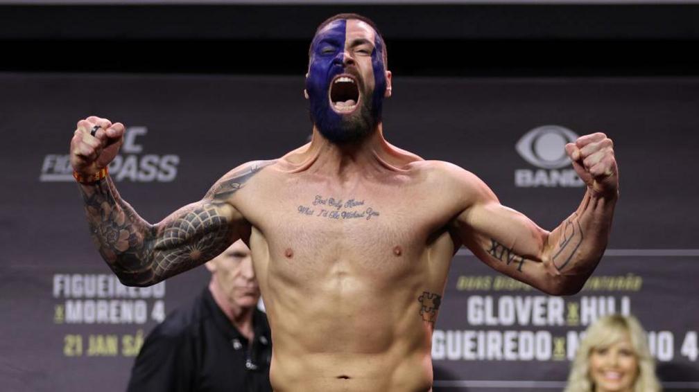 Paul Craig in Scotland face paint