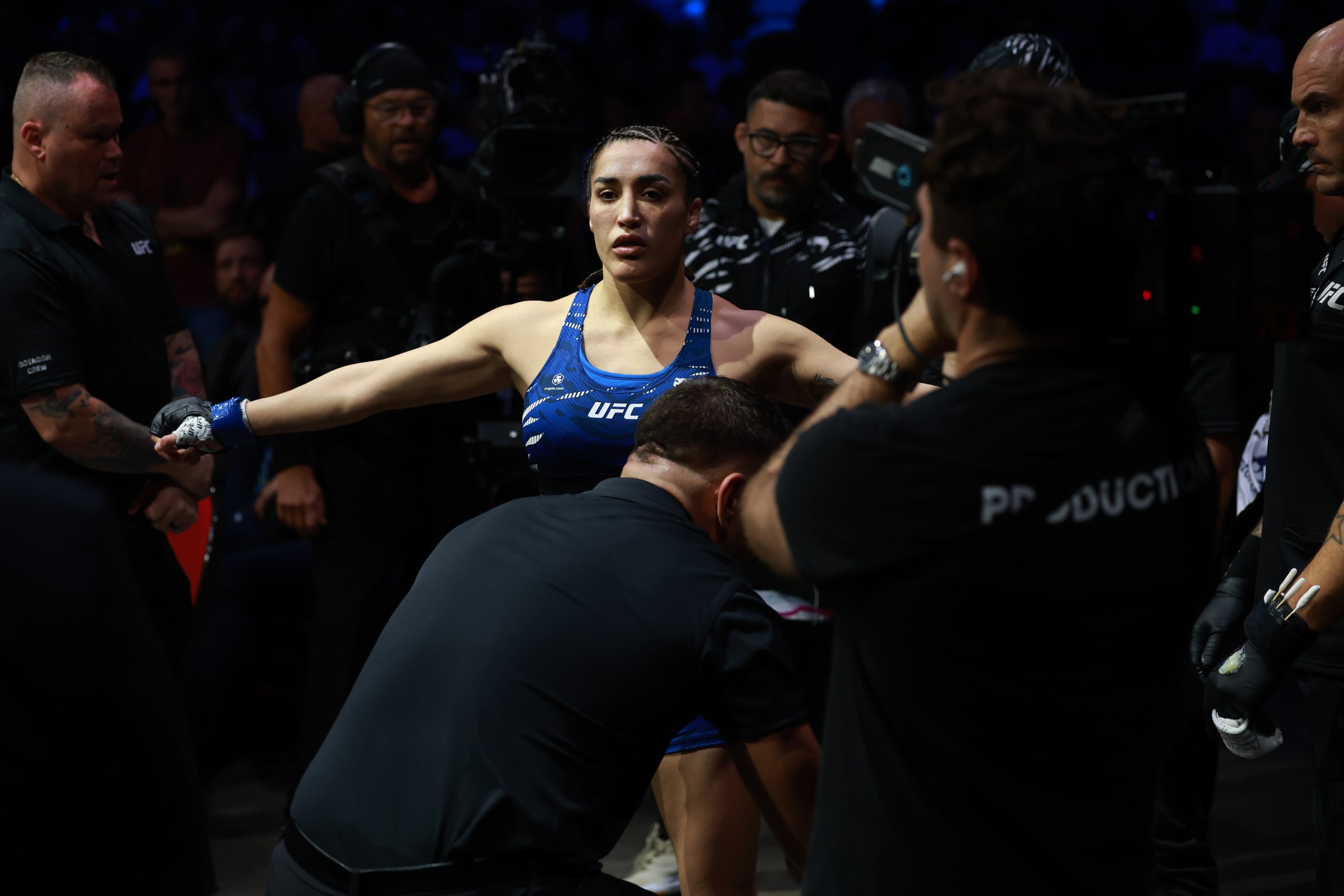 Tatiana Suarez goes from PPV co-main event title fight to the Noche UFC prelims.